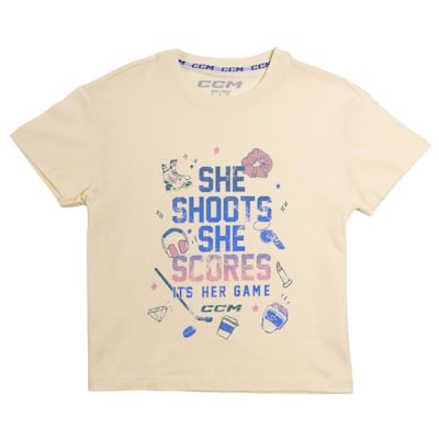  (CCM She Shoots She Scores Tee Shirt - Girls)