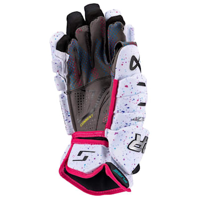  (Bauer Supreme Fuse Hockey Gloves - Splatter - Junior)