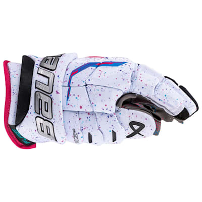  (Bauer Supreme Fuse Hockey Gloves - Splatter - Junior)