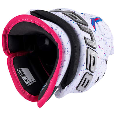  (Bauer Supreme Fuse Hockey Gloves - Splatter - Junior)