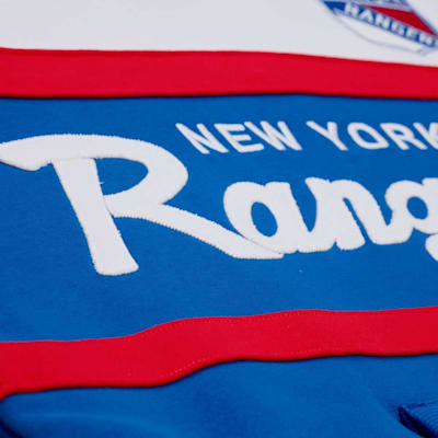  (Mitchell & Ness Coach Hoodie - New York Rangers - Adult)