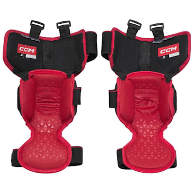  (CCM Phenom Goalie Knee Guards - Junior)