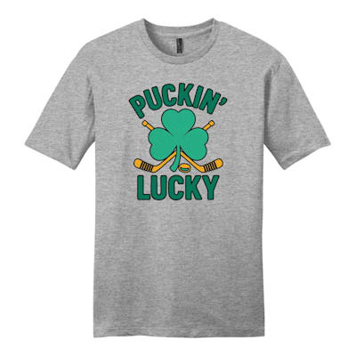  (Pure Hockey Puckin Lucky Tee Shirt - Adult)