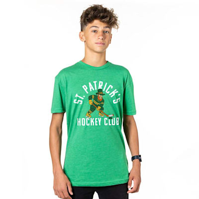  (Chalk Talk Sports St. Patrick's Hockey Club Tee Shirt - Youth)