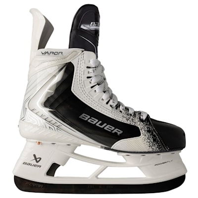  (Bauer Vapor Flylite Ice Hockey Skates - White - Intermediate)