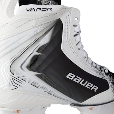  (Bauer Vapor Flylite Ice Hockey Skates - White - Intermediate)