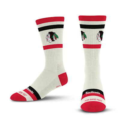  (For Bare Feet Stripe Fame Socks - Chicago Blackhawks - Adult)