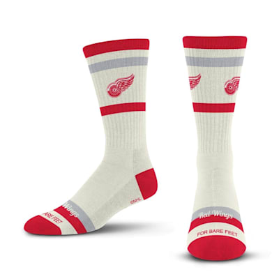  (For Bare Feet Stripe Fame Socks - Detroit Red Wings - Adult)