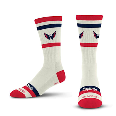  (For Bare Feet Stripe Fame Socks - Washington Capitals - Adult)