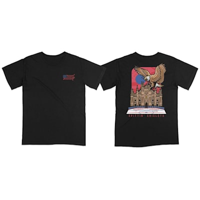  (Barstool Sports Spittin' Chiclets Eagle Tee Shirt - Youth)