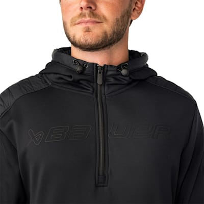  (Bauer ODR Half-Zip Puffer Hoodie - Adult)