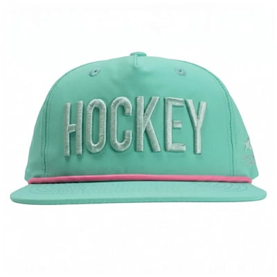  (Chalk Talk Sports Hockey Rope Snapback Hat - All Day - Youth)