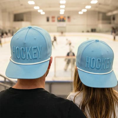  (Chalk Talk Sports Hockey Rope Snapback Hat - All Day - Adult)