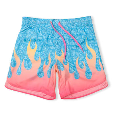  (Chalk Talk Sports Ryder Shorts - Flames - Youth)