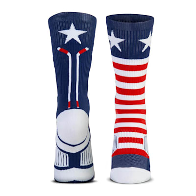  (Chalk Talk Sports Mid-Calf Socks - Patriotic - Youth)
