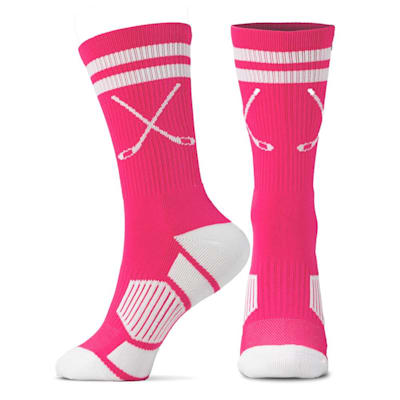  (Chalk Talk Sports Mid-Calf Socks - Crossed Sticks - Youth)