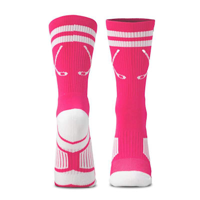  (Chalk Talk Sports Mid-Calf Socks - Crossed Sticks - Youth)