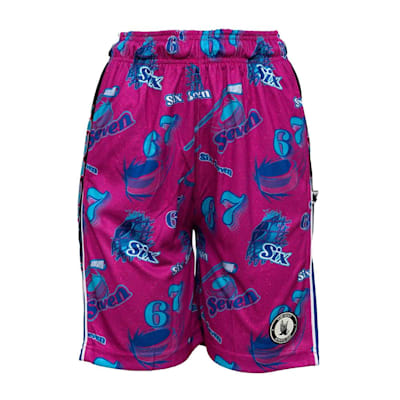  (Flow Society 6 7 Hockey Meme Shorts - Youth)