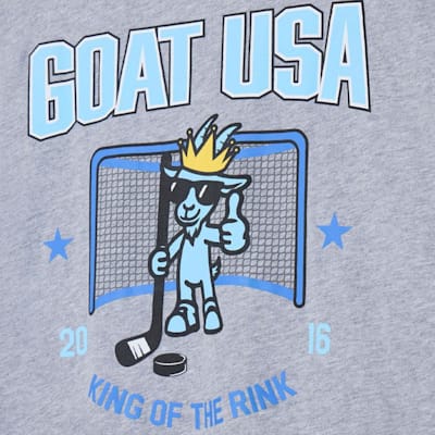  (Goat USA King of the Rink Long Sleeve T-Shirt - Youth)