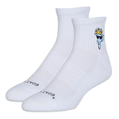  (Goat USA Quarter Length Socks - 6 Pack - Youth)
