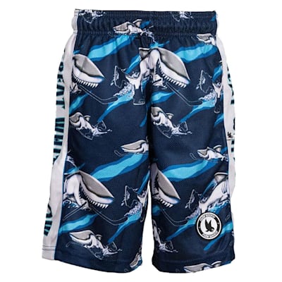  (Flow Society Great White Hockey Shorts - Youth)