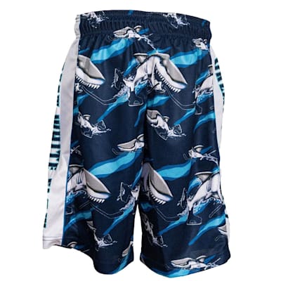  (Flow Society Great White Hockey Shorts - Youth)