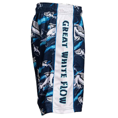  (Flow Society Great White Hockey Shorts - Youth)