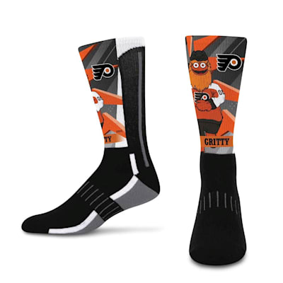  (For Bare Feet Mascot Retro Vibes Socks - Philadelphia Flyers - Youth)
