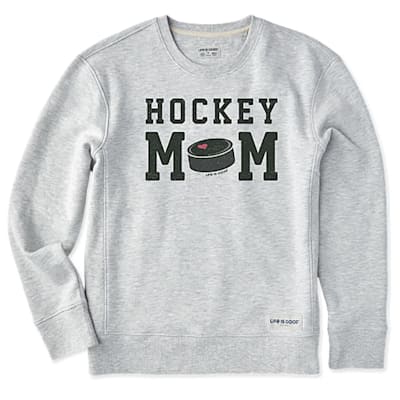  (Life Is Good Hockey Mom Crewneck - Womens)
