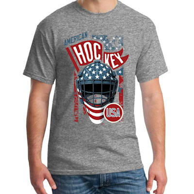  (Pure Hockey American Goalie Mask Tee Shirt - Adult)