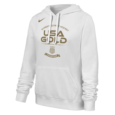  (Nike USA Hockey Olympic Gold Hoodie - Womens)
