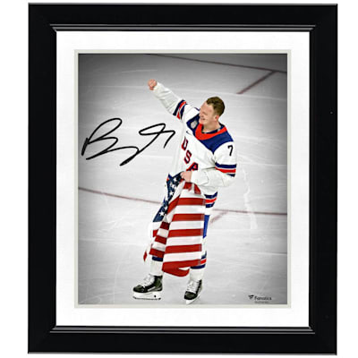  (Fanatics Autographed 2026 Winter Olympics 8" x 10" Hockey Photograph - Brady Tkachuk)