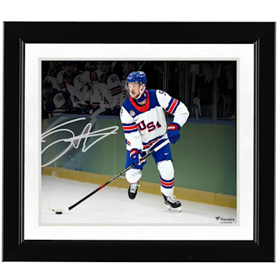  (Fanatics Autographed 2026 Winter Olympics 8" x 10" Hockey Photograph - Jack Eichel)