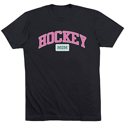  (Chalk Talk Sports Hockey Mom Varsity Tee Shirt - Womens)