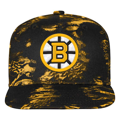 (Outerstuff Dynamics Flat Brim Snapback Hat - Boston Bruins - Youth)