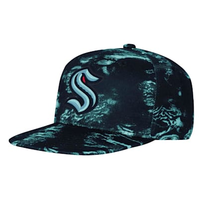  (Outerstuff Dynamics Flat Brim Snapback Hat - Seattle Kraken - Youth)