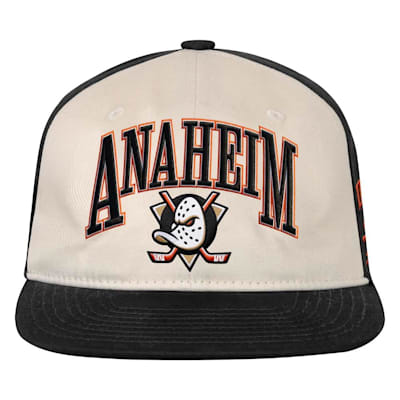  (Outerstuff Flatbrim Arch Snapback Hat - Anaheim Ducks - Youth)