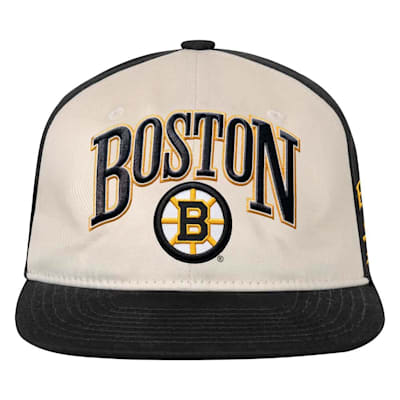  (Outerstuff Flatbrim Arch Snapback Hat - Boston Bruins - Youth)