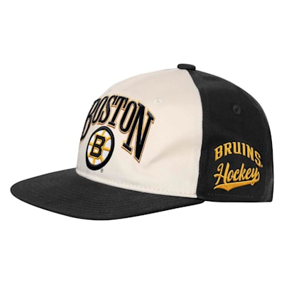  (Outerstuff Flatbrim Arch Snapback Hat - Boston Bruins - Youth)