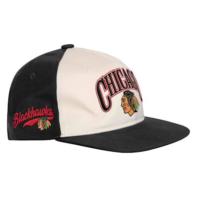  (Outerstuff Flatbrim Arch Snapback Hat - Chicago Blackhawks - Youth)