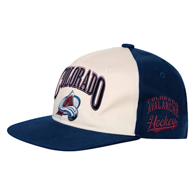  (Outerstuff Flatbrim Arch Snapback Hat - Colorado Avalanche - Youth)