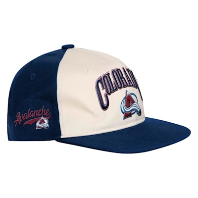  (Outerstuff Flatbrim Arch Snapback Hat - Colorado Avalanche - Youth)