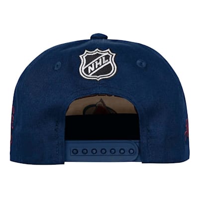  (Outerstuff Flatbrim Arch Snapback Hat - Colorado Avalanche - Youth)