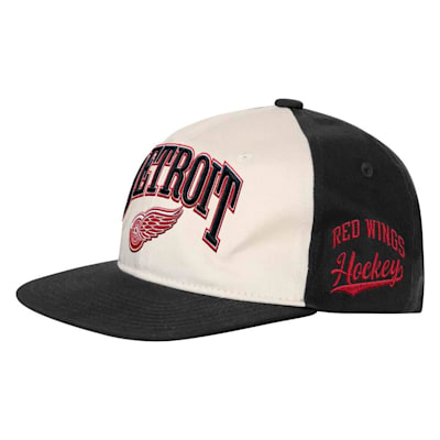  (Outerstuff Flatbrim Arch Snapback Hat - Detroit Red Wings - Youth)
