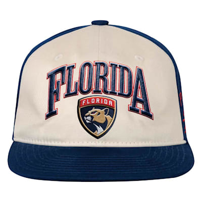  (Outerstuff Flatbrim Arch Snapback Hat - Florida Panthers - Youth)