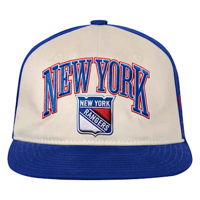  (Outerstuff Flatbrim Arch Snapback Hat - New York Rangers - Youth)