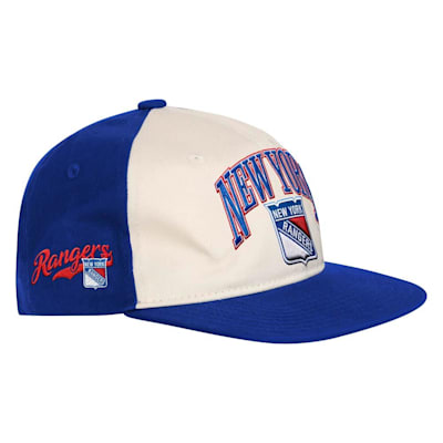  (Outerstuff Flatbrim Arch Snapback Hat - New York Rangers - Youth)