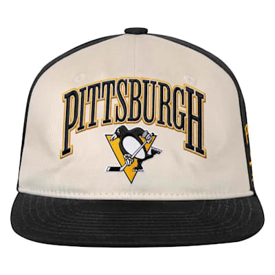  (Outerstuff Flatbrim Arch Snapback Hat - Pittsburgh Penguins - Youth)