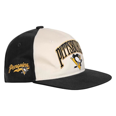  (Outerstuff Flatbrim Arch Snapback Hat - Pittsburgh Penguins - Youth)