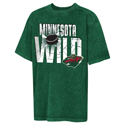  (Outerstuff Game Opener Short Sleeve Tee Shirt - Minnesota Wild - Youth)